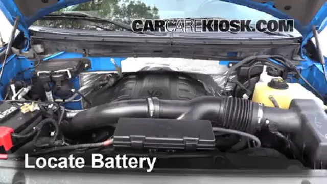 2011 Ford F-150 XLT 3.5L V6 Turbo Crew Cab Pickup Battery Replace